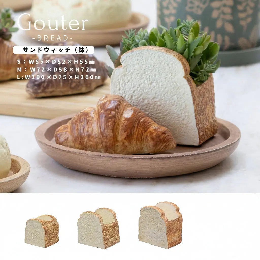 🍞 【拼肉肉】肉肉甜點店｜優質厚片吐司 Ｘ 真實多肉盲盒 (三種尺寸任選｜零熱量下午茶｜含盆土專業組裝) 拼肉肉 Puzzle Of Succulent