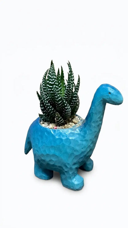 🦕 【拼肉肉】侏羅紀萌物降臨｜長頸龍多肉盲盒 (含盆土專業組裝) 拼肉肉 Puzzle Of Succulent